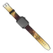 yanfind Watch Strap for Apple Watch Dorothe Forest Path Sunlight Trees Woods Autumn Compatible with iWatch Series 5 4 3 2 1