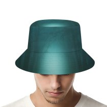 yanfind Adult Fisherman's Hat Dorothe Forest Path Foggy Morning Teal Turquoise Trees Fishing Fisherman Cap Travel Beach Sun protection
