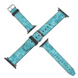yanfind Watch Strap for Apple Watch Texture Aqua Turquoise Azure  Pool Compatible with iWatch Series 5 4 3 2 1