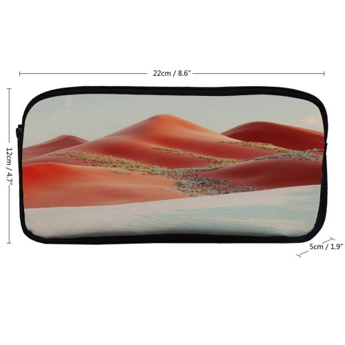 yanfind Pencil Case YHO Sand Dunes Desert Landscape Evening  X Microsoft Zipper Pens Pouch Bag for Student Office School
