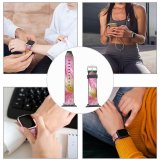 yanfind Watch Strap for Apple Watch Winter Flower Beautiful Colorful Plant Flowers Perfume Petal Flower Flowering Moisture Perfumed Compatible with iWatch Series 5 4 3 2 1