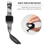 yanfind Watch Strap for Apple Watch  Fluid Flow  Spume Speed Wave Creek River Rapid Watercourse Tree Compatible with iWatch Series 5 4 3 2 1