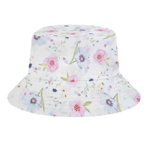 yanfind Adult Fisherman's Hat Flowers Floral Designs Flower Patterns Girly Floral Flowers Fishing Fisherman Cap Travel Beach Sun protection