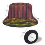 yanfind Adult Fisherman's Hat Hmetosche Sun Rays Forest Grass Woods Tall Trees Sunny Fishing Fisherman Cap Travel Beach Sun protection