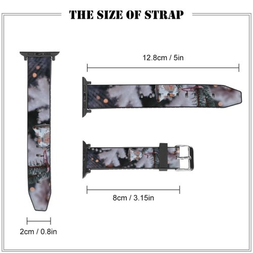 yanfind Watch Strap for Apple Watch Abies Ринок Польща Tree Pine Domain Home Plant Fir Public Wrocław Compatible with iWatch Series 5 4 3 2 1