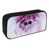 yanfind Pencil Case YHO Inverse Images Graphics Floral Petal Expressionism Wallpapers Plant Energy Tale Art Fine Zipper Pens Pouch Bag for Student Office School