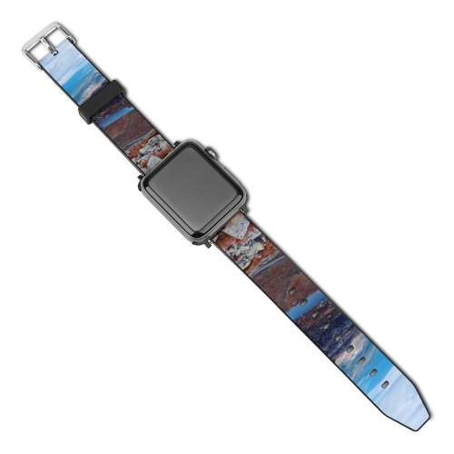 yanfind Watch Strap for Apple Watch Scenery Range  Wilderness Free Ground Canyon Outdoors Stock Wallpapers Land Compatible with iWatch Series 5 4 3 2 1