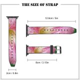 yanfind Watch Strap for Apple Watch Winter Flower Beautiful Colorful Plant Flowers Perfume Petal Flower Flowering Moisture Perfumed Compatible with iWatch Series 5 4 3 2 1