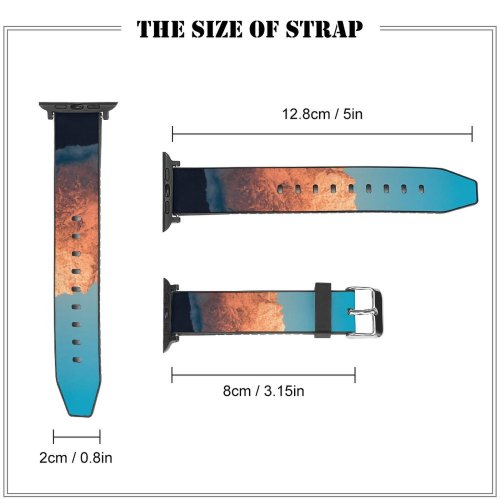 yanfind Watch Strap for Apple Watch Wallpapers Peak Pictures Range Outdoors Creative  Images Commons Compatible with iWatch Series 5 4 3 2 1