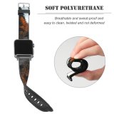 yanfind Watch Strap for Apple Watch Abies Plant Pictures Trend Tree Ornament Fir Instagram Free Dark Love Compatible with iWatch Series 5 4 3 2 1