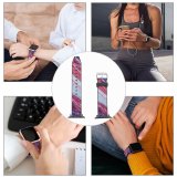 yanfind Watch Strap for Apple Watch Domain Abstract HQ Acrylic Public Art Texture Images Wallpapers Purple Colorful Compatible with iWatch Series 5 4 3 2 1