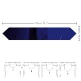 Yanfind Table Runner Onairx Technology Desert Night Windows Glowing Star Trails Illuminated Everyday Dining Wedding Party Holiday Home Decor