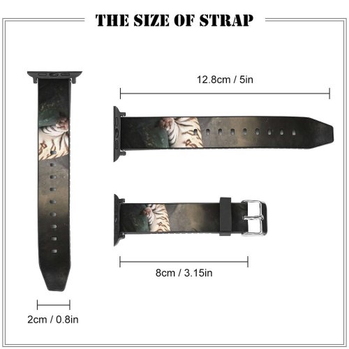 yanfind Watch Strap for Apple Watch Anek Suwannaphoom Bengal  Cave  Wild Dark Compatible with iWatch Series 5 4 3 2 1