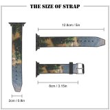 yanfind Watch Strap for Apple Watch Abies Countryside Pine Plant Forest Spruce Pictures PNG Outdoors Grey Tree Compatible with iWatch Series 5 4 3 2 1