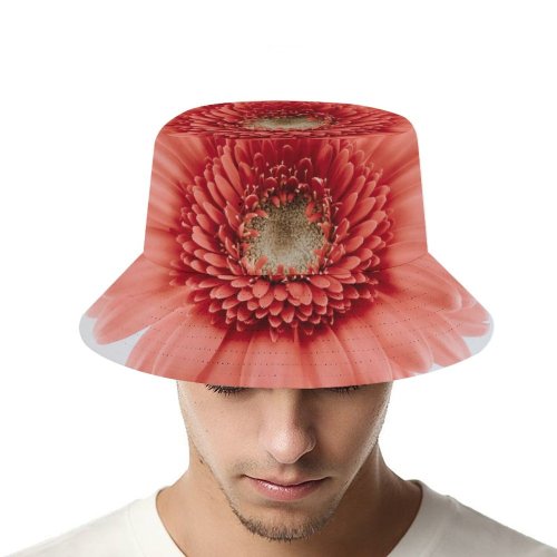 yanfind Adult Fisherman's Hat Paweł Czerwiński Flowers Gerbera Daisy Flower Closeup Macro Blossom Bloom Spring Flower Fishing Fisherman Cap Travel Beach Sun protection
