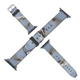 yanfind Watch Strap for Apple Watch Whooper  Bird Take  Lake Vertebrate Beak Wing Wildlife Egret Heron Compatible with iWatch Series 5 4 3 2 1