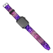 yanfind Watch Strap for Apple Watch Comfreak Flowers Violet Closeup Macro Daisy Flower Heart  Beautiful Compatible with iWatch Series 5 4 3 2 1
