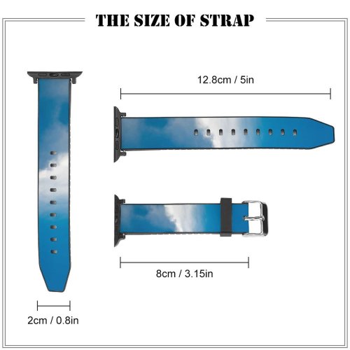 yanfind Watch Strap for Apple Watch Sky  Cumulus Free Sunshine Storm Outdoors Stock Wallpapers Images Pictures Compatible with iWatch Series 5 4 3 2 1