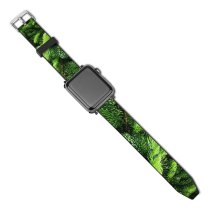 yanfind Watch Strap for Apple Watch Tree Pine Christmas Winter Shortleaf Spruce Columbian Balsam Fir Canadian Plant Vegetation Compatible with iWatch Series 5 4 3 2 1