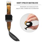 yanfind Watch Strap for Apple Watch Saturation Tree Vibrant States Domain Plant  Leaf Delicate Public Great Compatible with iWatch Series 5 4 3 2 1