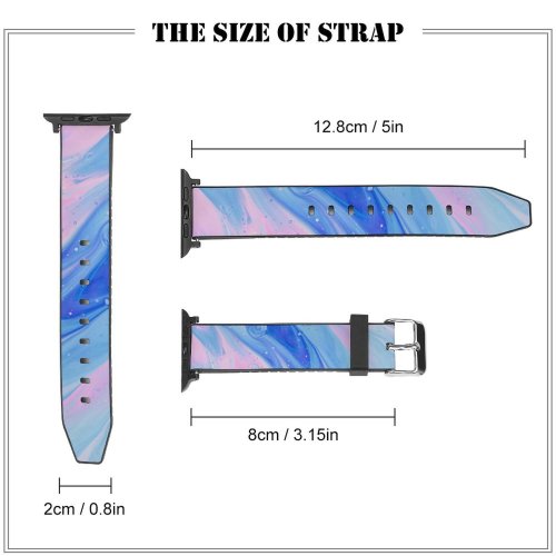 yanfind Watch Strap for Apple Watch Creative Pastel Abstract Flower HQ Petal Art Texture  Phone Compatible with iWatch Series 5 4 3 2 1