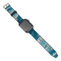 yanfind Watch Strap for Apple Watch Diving Whale Underwater Ocean Mammals Snorkeling Outdoors Australia Marine Wallpapers Creative Compatible with iWatch Series 5 4 3 2 1