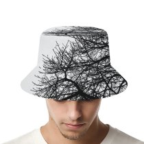 yanfind Adult Fisherman's Hat Winter Texture Limb Trunk Contrast Branches Woody Branch Sky Plant Organic Branch Fishing Fisherman Cap Travel Beach Sun protection