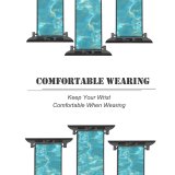 yanfind Watch Strap for Apple Watch Texture Aqua Turquoise Azure  Pool Compatible with iWatch Series 5 4 3 2 1