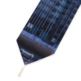 Yanfind Table Runner Boats City Design Office Downtown Skyscraper Cable Clouds Cranes Landscape Travel Construction Everyday Dining Wedding Party Holiday Home Decor