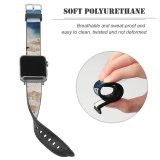 yanfind Watch Strap for Apple Watch Eruption National Domain Pictures Outdoors Wy Grey Wyoming Volcano Park Public Compatible with iWatch Series 5 4 3 2 1