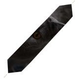 Yanfind Table Runner Young Grey Pet Funny Family Kitten Portrait Curiosity Cute Little Sit Eye Everyday Dining Wedding Party Holiday Home Decor
