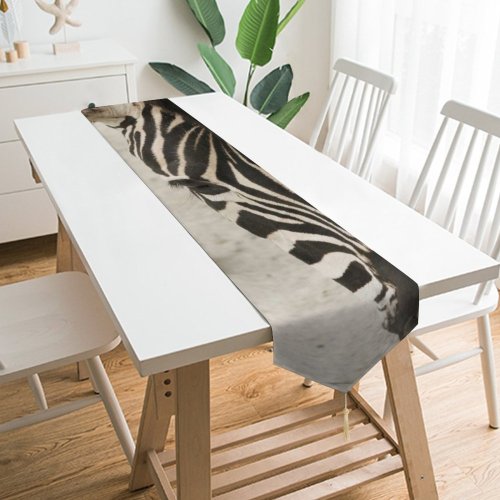 Yanfind Table Runner Zebra Wildlife Terrestrial Snout Neck Safari Everyday Dining Wedding Party Holiday Home Decor