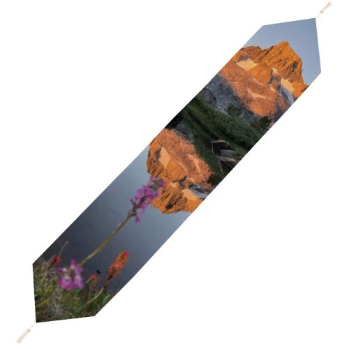 Yanfind Table Runner Abies Scenery Range Tree Mountain Wilderness Plant Fir Free Basin Stock Everyday Dining Wedding Party Holiday Home Decor
