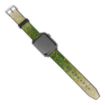 yanfind Watch Strap for Apple Watch Rural Countryside Plant Creative Pasture Farm Grassland Outdoors Flower Grass Field Compatible with iWatch Series 5 4 3 2 1