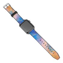 yanfind Watch Strap for Apple Watch Domain Acid Pictures Abstract Fractal Ornament Flower HQ Acrylic Birds Public Compatible with iWatch Series 5 4 3 2 1