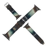 yanfind Watch Strap for Apple Watch Abies Pine Plant River Pictures Outdoors Grey Tree Fir Free Compatible with iWatch Series 5 4 3 2 1