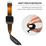 yanfind Watch Strap for Apple Watch Dawn Scenery Range Sky  Sunlight Cumulus Sunset Free Dusk Hazy Compatible with iWatch Series 5 4 3 2 1