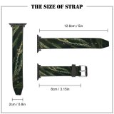 yanfind Watch Strap for Apple Watch Abies Gradient Pine Plant Spruce Needles Lines Pictures PNG Tree Fir Compatible with iWatch Series 5 4 3 2 1