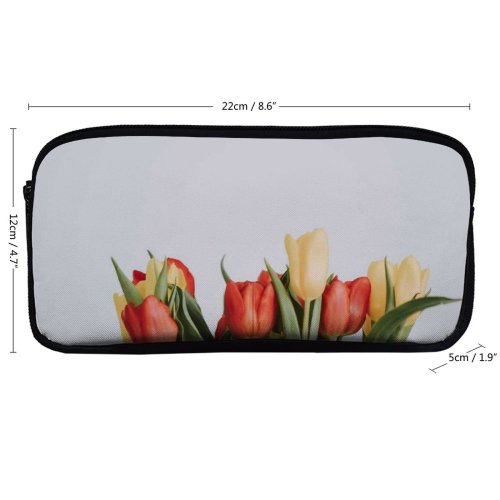 yanfind Pencil Case YHO Images Arrangement Bouquet Petal Pottery Public Jar Wallpapers Vase Plant Tulip Tulips Zipper Pens Pouch Bag for Student Office School