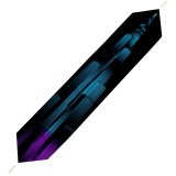Yanfind Table Runner Ovca Productions Black Dark Architecture Burj Khalifa Night Illumination Night Lights Light Everyday Dining Wedding Party Holiday Home Decor