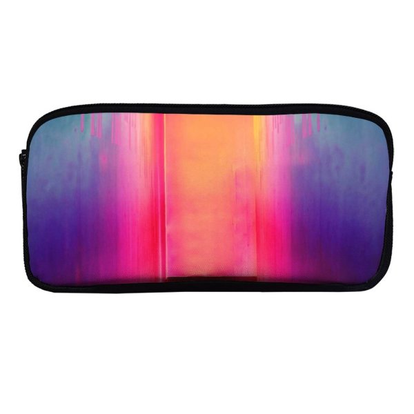 yanfind Pencil Case YHO Rainbow Images Colorful HQ Texture Colour Wallpapers Inspiration Neon Art Pictures Creative Zipper Pens Pouch Bag for Student Office School