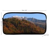 yanfind Pencil Case YHO Ridge Highland Sky Trentino Autumn Wilderness Leaves  Sky Fall Hill Landforms Zipper Pens Pouch Bag for Student Office School