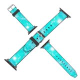 yanfind Watch Strap for Apple Watch Swimm Pool  Aqua Turquoise Light Azure  Sunlight Compatible with iWatch Series 5 4 3 2 1