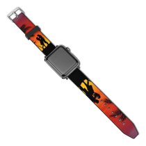 yanfind Watch Strap for Apple Watch Love Couple Palm Trees Sky Sunset Silhouette Romance Compatible with iWatch Series 5 4 3 2 1