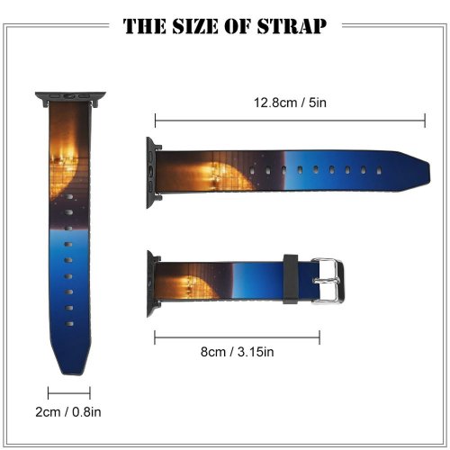 yanfind Watch Strap for Apple Watch Trey Ratcliff National Centre for Performing China  Architecture Sky Clear Sky Compatible with iWatch Series 5 4 3 2 1