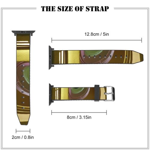 yanfind Watch Strap for Apple Watch Wallpapers Images Banister Domain Spiral Staircase Lighting Light Public Handrail Compatible with iWatch Series 5 4 3 2 1