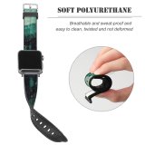 yanfind Watch Strap for Apple Watch Landscape Domain Experimental Pictures Outdoors Grey Abstract Light Public Art Images Compatible with iWatch Series 5 4 3 2 1
