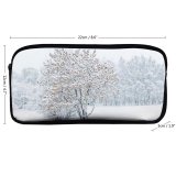 yanfind Pencil Case YHO Images Winterwonderland Landscape Snow Wallpapers Outdoors Tree Winter Forest Pictures Frozen Creative Zipper Pens Pouch Bag for Student Office School