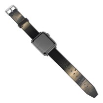 yanfind Watch Strap for Apple Watch Karan Gujar Sunset Dry Trees Silhouette Dusk Lake Compatible with iWatch Series 5 4 3 2 1