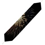 Yanfind Table Runner Th July Independence Fireworks Celebration Fire Sparks Washington River Darkness Night Midnight Everyday Dining Wedding Party Holiday Home Decor